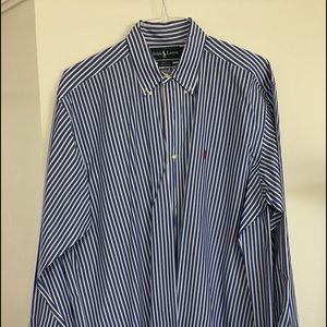 Large men’s dress shirt by Polo.